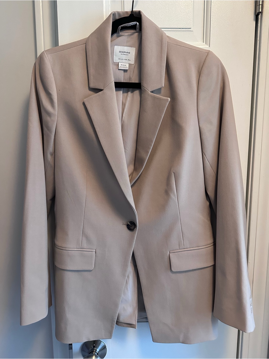 Seraphine Maternity Blazer Tan Size 4